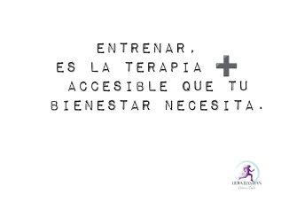 entrenamiento como sesión de terapia Lidia Bastian